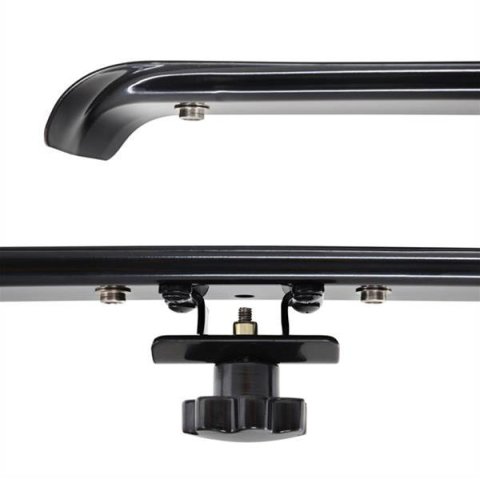 Smittybilt Windshield Header Channels S/B90106 Header, Black, Each thumbnail 2