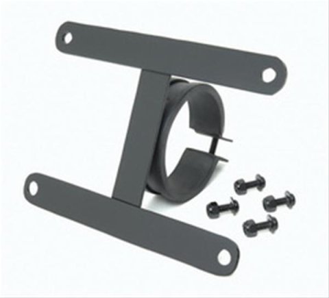 Smittybilt Jeep License Plate Mounting Brackets S/B4432 Bracket, Fits Models with Winch Mount Bumper, Works with Roller Fairlead, Steel, Black, Each thumbnail 1