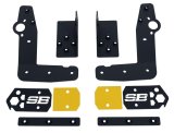Smittybilt Truck Bed Stiffeners 61748W truck Panels, Stiffeners, Internal Brace System, Steel, Black Powdercoat, Rear/Tailgate Position, Drilling Required, Toyota, Kit thumbnail 1