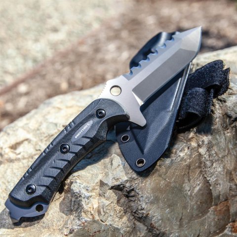 Smittybilt F.A.S.T. Functional Agile Survival Trail Knives S/B2836 Knife, Fast, Black 420 Stainless Steel, Sheath, 4 in Blade, Each