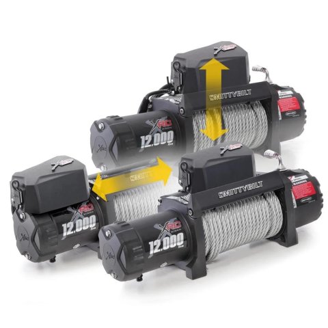 9,500 lbs. Smittybilt Gen2 XRC Winch S/B97495 Winch, lbs., Gen 2 XRC, 12 V, Roller Fairlead, Power In/Out, 5/16 in. Cable, 12 ft. Remote, Each thumbnail 3