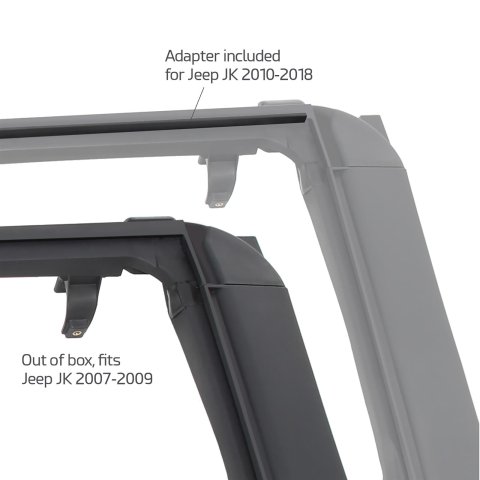 Smittybilt OE-Style Door Surrounds S/B91406 Surrounds, OE-Style, High-impact Plastic, Black, Jeep, Set of 4 thumbnail 7