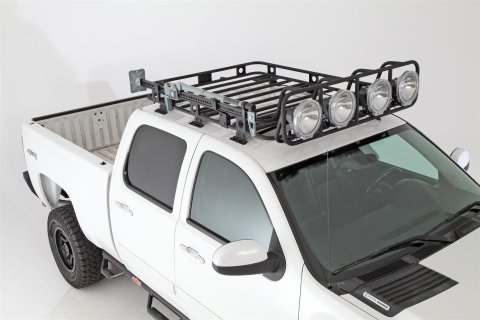 Smittybilt Defender Roof Racks S/B45454 Rack, Defender, Steel, Black Textured Powdercoated, 54 in. x 54 in. x 4 in, 1-Piece, Each thumbnail 2