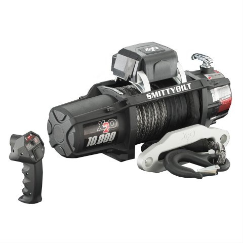 10,000 lbs. Smittybilt Gen2 X20 Comp Series Winch SB98510 Winch, lbs., Gen 2 Comp, 12 V, Hawse Fairlead, Power In/Out, 3/8 in. Cable, Wireless Remote, Each thumbnail 1