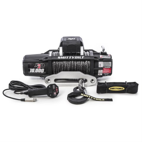 10,000 lbs. Smittybilt Gen2 X20 Comp Series Winch SB98510 Winch, lbs., Gen 2 Comp, 12 V, Hawse Fairlead, Power In/Out, 3/8 in. Cable, Wireless Remote, Each thumbnail 2