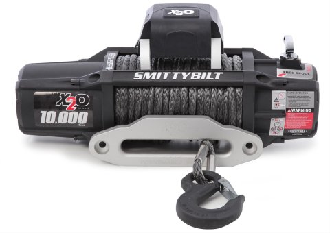 10,000 lbs. Smittybilt Gen2 X20 Comp Series Winch SB98510 Winch, lbs., Gen 2 Comp, 12 V, Hawse Fairlead, Power In/Out, 3/8 in. Cable, Wireless Remote, Each thumbnail 3
