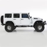 Smittybilt Apollo Slider Steps S/B76734 Rocker Guards, Sliders, with Steps, Steel, Black Textured Powdercoated, Jeep, 4-Door, Pair thumbnail 3