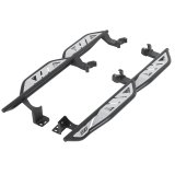 Smittybilt Apollo Slider Steps S/B76734 Rocker Guards, Sliders, with Steps, Steel, Black Textured Powdercoated, Jeep, 4-Door, Pair thumbnail 4