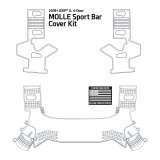 Smittybilt Soft Top Hardware S/B5667201 Molle Attachment Points In Front And Rear Sections To Allow Install Of Molle-Style Pouches. thumbnail 4