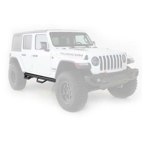 Smittybilt Nerf Steps S/BJ1866 Step Bars, Steps, Steel, Textured Black, Jeep, Wrangler, Pair thumbnail 2