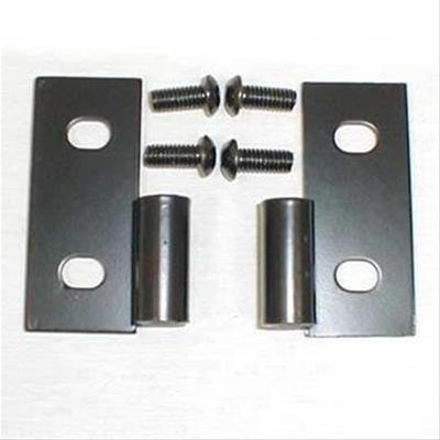 Smittybilt Lower Door Hinge Brackets S/B7607 Hinge; Bracket; Pair; Black; No Drilling Installation; Front thumbnail 2