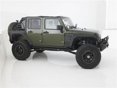 Smittybilt XRC Armor Corner Guards S/B76882 Body Guards, Armor, Steel, Black Powdercoated, Jeep, Wrangler JK, 4-Door, Pair thumbnail 2