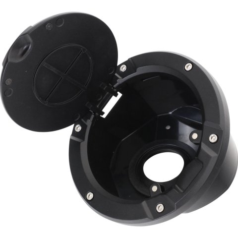 Smittybilt Fuel Filler Accents S/B75008 Textured Black Installs over the top of your factory gas opening to existing holes No Drilling Required thumbnail 2