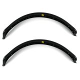 Smittybilt Aluminum Fender Kits 61770W Flares, Aluminum, Front, 3.5 in. Wide, Black Textured, Powdercoated Finish, No Drill Installation, Ford, Pair thumbnail 1