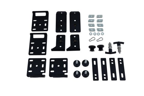 Smittybilt Quick-Release Tent Mounts 2500 Truck and Ground Accessories, Quick Release Mounts, 3/16 in. Thick, Steel, Powdercoat Finish, Universal, Pair thumbnail 2