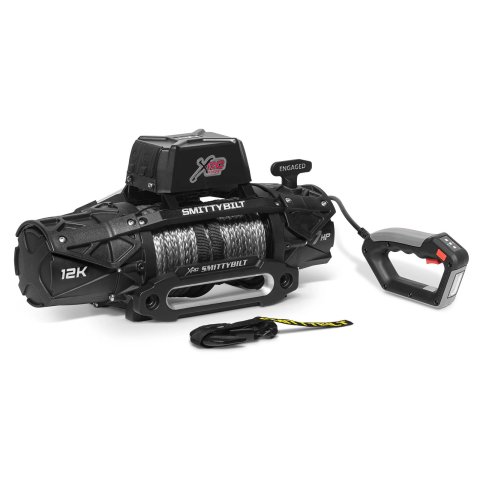12,000 lbs. Smittybilt Gen3 XRC Winch SB98612 Winch, lbs., Gen 3 XRC, 7.0 hp, Hawse Fairlead, Power In/Out, 3/8 in. Synthetic Rope, 12 ft. Remote, Each thumbnail 2