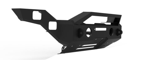 Raptor Series Magnum RT Front Bumpers for 2020-2022 GLADIATOR, 2018-2022 WRANGLER - FBM36JPN-RT Bumper, RT, Full Length Front, Fabricated, Steel, Black Textured Powdercoated, Winch Ready, Jeep, Each thumbnail 3