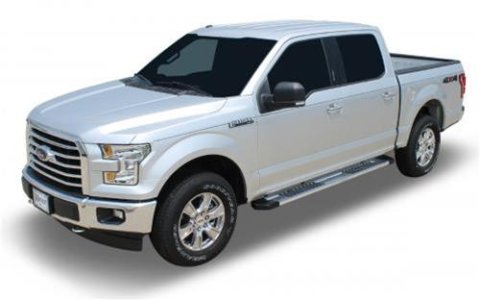 Raptor Series 6 in. OEM-Style Aluminum Running Boards 1703-0366 Boards, OEM-Style, Aluminum, Natural, Ford, Pair thumbnail 3