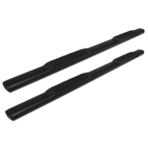 Raptor Series 5 in. Slide Track Oval Running Boards for 2022-2025 TUNDRA - 2004-0142BT Boards, Tread Step, Aluminum, Black, Textured, Crew Cab, Toyota, Pair thumbnail 4