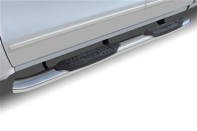 Raptor Series 5 in. Cab Length OE-Style Curved Oval Tube Side Step Bars 1601-0324 Nerf Bars, 5" OE Style Oval, Polished SS, 07-17 Chevy Silverado/GMC Sierra 1500/2500/3500 Reg. thumbnail 3