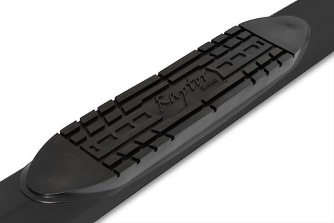 Raptor Series 5 in. Cab Length OE-Style Curved Oval Tube Side Step Bars 1601-0324B Nerf Bars, 5" OE Style Oval, Black E-Coated, 07-17 Chevy Silverado/GMC Sierra 1500/2500/3500 Reg. thumbnail 2