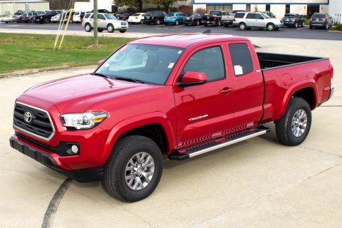 Raptor Series 6 in. OEM-Style Slide Track Oval Running Boards for 1999-2016 F-250 SUPER DUTY, F-350 DUTY - 1703-0343 Boards, Tread Step, OEM-Style, Aluminum, Natural, Extended Cab, Ford, Pair thumbnail 2