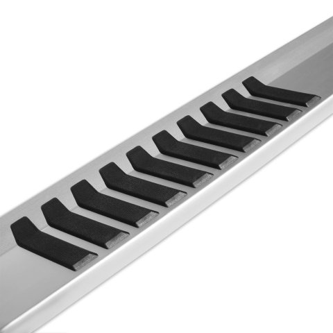 Raptor Series 6 in. OEM-Style Slide Track Oval Running Boards for 1999-2016 F-250 SUPER DUTY, F-350 DUTY - 1703-0343 Boards, Tread Step, OEM-Style, Aluminum, Natural, Extended Cab, Ford, Pair thumbnail 7