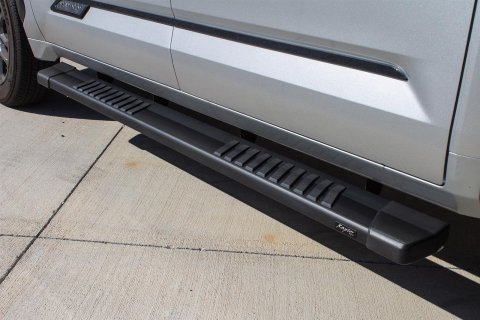 Raptor Series 6 in. OEM-Style Slide Track Oval Running Boards for 2022-2025 TUNDRA - 1704-0142BT Boards, Tread Step, OEM-Style, Aluminum, Black, Textured, Crew Cab, Toyota, Pair thumbnail 3