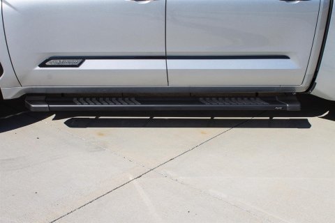 Raptor Series 6 in. OEM-Style Slide Track Oval Running Boards for 2022-2025 TUNDRA - 1704-0142BT Boards, Tread Step, OEM-Style, Aluminum, Black, Textured, Crew Cab, Toyota, Pair thumbnail 7