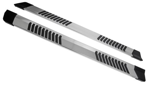 Raptor Series 6 in. OEM-Style Aluminum Running Boards for 2005-2023 TACOMA - 1704-0378 Boards, OEM-Style, Aluminum, Natural, Toyota, Pair thumbnail 1