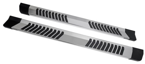 Raptor Series 6 in. OEM-Style Aluminum Running Boards 1701-0041 Boards, OEM-Style, Aluminum, Natural, Chevrolet, GMC, Pair thumbnail 1