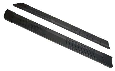 Raptor Series 6 in. OEM-Style Aluminum Running Boards for 2017-2024 F-350 SUPER DUTY, F-250 2015-2024 F-150 - 1703-0355BT Boards, OEM-Style, Aluminum, Black, Ford, Pair thumbnail 1