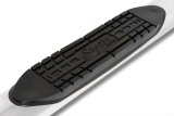 Raptor Series 5 in. Wheel-to-Wheel Oval Tube Side Step Bars for 1999-2016 F-250 SUPER DUTY, 2000-2016 F-350 DUTY - 1003-0060 Nerf Bar 5" Oval, Pol. SS, 99-16 F-250/F350 S Duty C-Cab 6.5' Bed; 00-16 S thumbnail 1