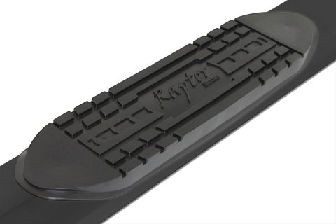 Raptor Series 6 in. Cab Length Oval Tube Side Step Bars for 2011-2018 1500, 2019-2023 1500 CLASSIC, 2009-2010 RAM - 1202-0173MB Nerf Bar, 6" Magnum Straight Oval, Black E-Coated, 15-17 Dodge Ram Quad (Including EcoDiesel) thumbnail 2
