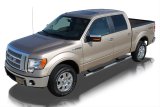 Raptor Series 4 in. Cab Length Oval Tube Side Step Bars for 2009-2014 F-150 - 0703-0370 Nerf Bar, 4" Magnum Straight Oval, Polished SS, 09-14 Ford Crew Cab; 10-14 Ford Crew thumbnail 1