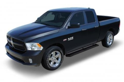 Raptor Series 6 in. OEM-Style Aluminum Running Boards for 2011-2018 1500, 2019-2023 1500 CLASSIC, 2009-2010 RAM - 1702-0051BT Boards, OEM-Style, Aluminum, Black, Dodge, Ram, Pair thumbnail 4