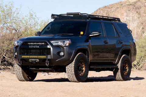 Raptor Series Magnum RT Front Bumpers for 2014-2024 4RUNNER - FBM75TYN-RT Bumper, RT, Fabricated, Steel, Black, Front, Toyota, Each thumbnail 1
