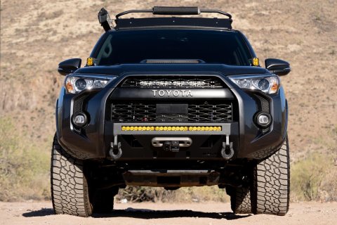 Raptor Series Magnum RT Front Bumpers for 2014-2024 4RUNNER - FBM75TYN-RT Bumper, RT, Fabricated, Steel, Black, Front, Toyota, Each thumbnail 4