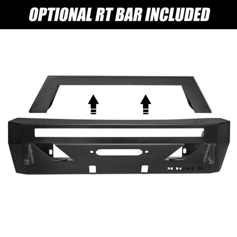 Raptor Series Magnum RT Front Bumpers for 2014-2024 4RUNNER - FBM75TYN-RT Bumper, RT, Fabricated, Steel, Black, Front, Toyota, Each thumbnail 6