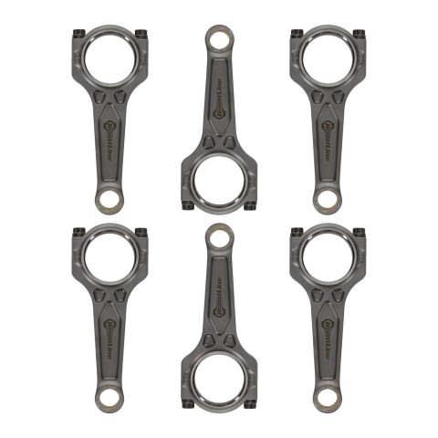 BoostLine Connecting Rods NI5886-866 Rod, I-Beam, Forged 4340 Steel, Shot-Peened, Floating Pin, Nissan, VQ37, Set of 6 thumbnail 4