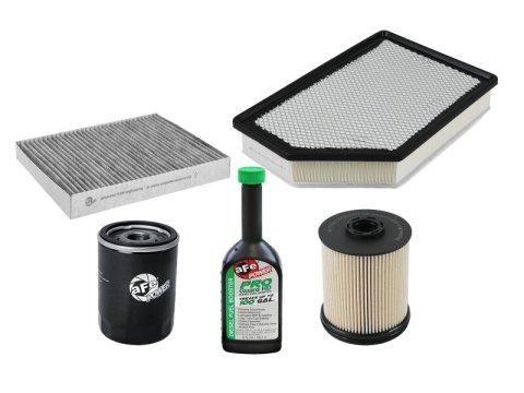 aFe Pro GUARD Diesel Filter Maintenance Kits 35-17008M Kits, Booster, Engine Air Filter, Fuel and Water Separator, Oil Filter, Cabin Filter, GM, Duramax L5P, Kit thumbnail 1