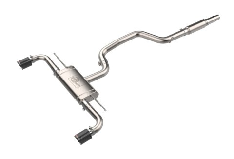 AFE Power Exhaust Systems 49-36454-C MACH Force-Xp 3 to 2-1/2 IN Stainless Steel Cat-Back w/ Carbon Tip Volkswagen GTI (MKVIII) 22-24 L4-2.0L (t)