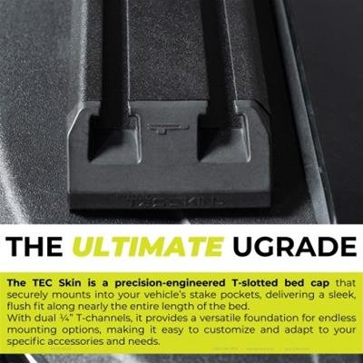 Putco Bed Rail Caps 129840 Jeep Gladiator - 5ft Bed., 2020-2025, TEC SKIN