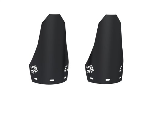 MBRP Performance Exhaust Powersports Shock Guards AC-9219-05 Black-Coated Aluminized Steel Guards, 2019-2023 Can-Am Maverick X3 MAX Turbo, Turbo R, Turbo RR