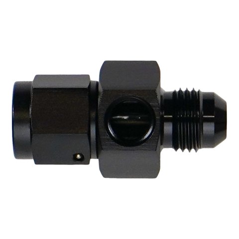 DeatschWerks 6AN Male Flare to Female Flare Swivel with 1/8th NPT