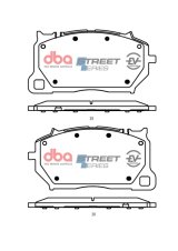 DBA 2018+ Porsche Cayenne (1ZR/1ZJ) Street Series Front Brake Pads thumbnail 1