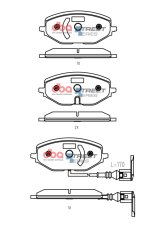 DBA 2020+ Volkswagen Golf 8 Street Series Front Brake Pads thumbnail 1