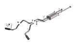 Borla 07-21 Toyota Tundra 4.6L/5.7L Cat-Back Touring SS Catback Exhaust w/ Black Chrome Tips thumbnail 2
