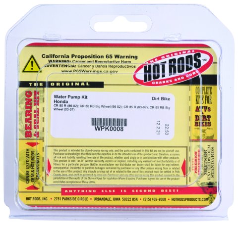 Hot Rods 86-02 CR 80 R/96-02 CR 80 RB Big Wheel Water Pump Kit
