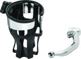 Kuryakyn Reflex Drink Holder Honda Goldwing DCT Handlebar Left Side Mount Chrome thumbnail 1